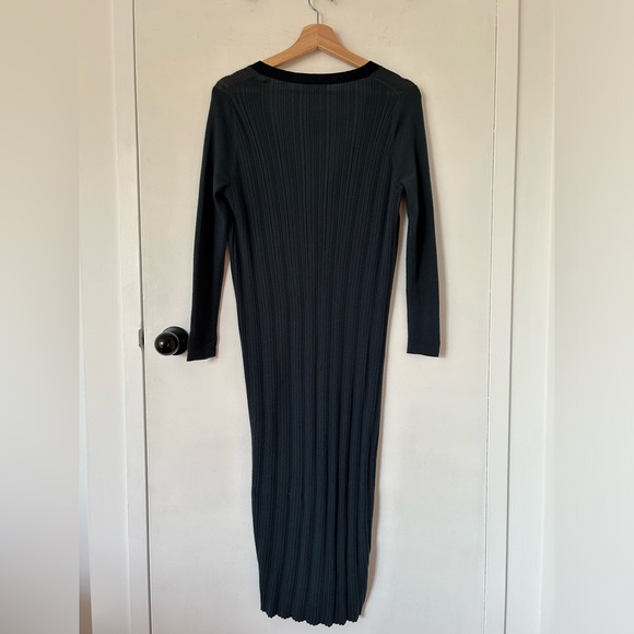 TOMORROWLAND TEAL AND NAVY LONG CARDIGAN SIZE M - Picture 2 of 5